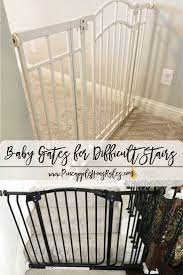 Baby Gates For Difficult Stairs Baby Gate For Stairs Baby Gates Best Baby Gates