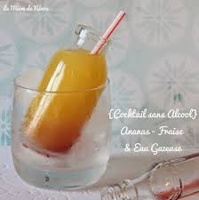 Cocktail Sans Alcool Ananas Fraises Eau Gazeuse Cocktail Sans Alcool Cocktail Sans Alcool Ananas Cocktail Ananas