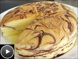 Kitchentigress Marble Butter Sponge Cake Tang Mian Method Sponge Cake Chocolate Sponge Cake Magic Custard Cake