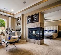 Double twin beds and patterned textured rug jennifer barron. Divided Master Bedroom And Sitting Room With Shared Fireplace Luxury Bedroom Master Master Suite Bedroom Master Bedroom Sitting Area