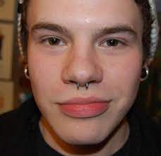 Healed Septum 12g Ti Retainer Anodized Blue From Anatometal Ear Piercings Cartilage Septum Piercing Men S Piercings