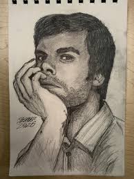 This is my final versions of my series the King OF Slicers “Dexter Morgan  Vs Miguel Prado” my art plus digital art with a vs poster to represent  dexters the protagonist vs