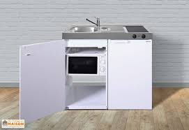 Mini Cuisine Frigo Micro Ondes Vitroceramique Mkm100 Blanche