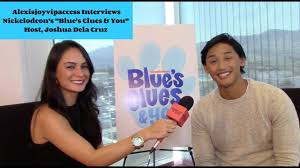 He plays a fictional version of himself as the host in blue's clues & you! Blue S Clues And You Host Joshua Dela Cruz Talks New Show Guesses Nickelodeon Characters Youtube