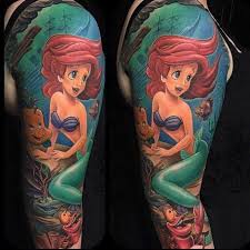 Ariel Tattoo Little Mermaid Tattoos Mermaid Tattoos Disney Watercolor Tattoo