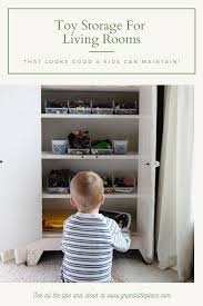 Instead of just putting up toy storage in your basement, why not transform the entire space into a playroom and a display storage room for your prized toy. Toy Storage For Living Rooms Small Spaces Grand Little Place