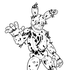 Thousands of printable coloring pages worksheets and mini books. Official Fnaf Coloring Book Cover Including Springtrap Twisted Foxy The Puppet Toy Chica And Mangle Fivenightsatfreddys