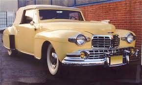 Image result for Pace Car Yellow 1948 Lincoln