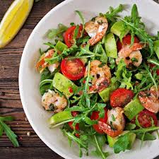 Recettes de salade de crevettes sélectionnées pour 100% de plaisir garanti. Salade Crevette Surimi Et Avocat Recettes De Salades