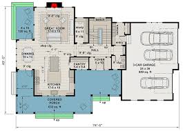 4 Bed Modern Farmhouse Plan With Loads Of Porch Space 14666rk Architectural Designs House Plans Modern Farmhouse Plans House Plans Farmhouse Plans