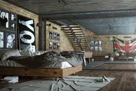 Chambre moderne ado garçon : Chambre Style Industriel En 36 Idees De Chic Brut Authentique