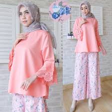 Inovasi dalam atasan muslim wanita menjadikan busana jenis ini tidak lagi dipandang sebelah mata karena sudah memiliki desain yang modis serta terkesan modern. 20 Ide Model Baju Setelan Kulot Maria Space