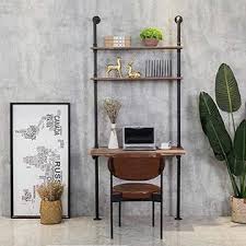 These shelves are made of strong tempered glass, also known as safety glass, and finished with highly polished edges. Wgx Design For You Industrial Style Laptop Desk Solid Wood Computer Desk Storage Table With Shelves Wall Shelf Bookshelf Floating Shelves For Home