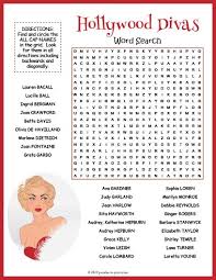 Free Printable Hollywood Divas Word Search In 2020 Hollywood Divas Kids Word Search Jokes And Riddles