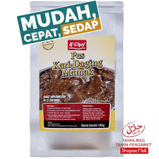 It can be classified as an indonesian curry. Buy Pes Kari Daging Mamak K Chef Mudah Dan Cepat Dimasak Seetracker Malaysia