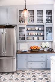 Cabinets With Glass Doors Look Great In Country Cottage Farmhouse Kitchens Interior Design Kitchen Modern Kitchen Design Kitchen Remodel Small