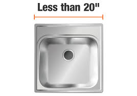 According to overstock, they can range up to 48 inches in. Kitchen Sinks The Home Depot