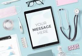 Health Tablet Screen Mockup Design In 2020 Mockup Design Mockup Psd Tablet Screen