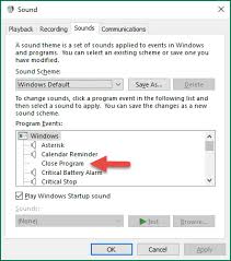 Turn Off Sound Notification When Saving File In Word Or Excel Microsoft Community
