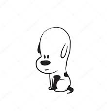 Download 29,764 black white dog cartoon stock illustrations, vectors & clipart for free or amazingly low rates! Vector Cartoon Image Of A Funny Little Dog Black White Colors Sitting Sadly On A White Background Made In Monochrome Style Positive Character Vector Illustration Premium Vector In Adobe Illustrator Ai