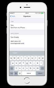 How to add email signature on iphone. Email Signature Create A Personal Signoff Ios 14 Guide Tapsmart