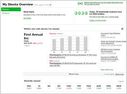 Td ameritrade does not maintain or provide information directly to this service. 3 Reasons To Visit Stocks Overview Every Market Day Ticker Tape