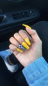 Diarbakerli, who noted this yellow nails can also indicate diabetes, dr. Coffin Ballerina Style Nails Ideas To Inspire Useful Ideas Yellow Nails Design Cute Acrylic Nails Coffin Nails Designs