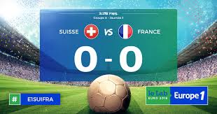 L'ouverture du score de la suisse face à la france en vidéo. Euro 2016 La France Fait Match Nul Contre La Suisse 0 0 Et Finit Premiere Du Groupe A