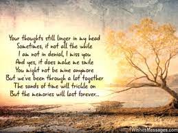 It will sound like you want to be with her 24/7, it will definitely move her heart and make her. I Miss You Poems For Ex Girlfriend Missing You Poems For Her Wishesmessages Com