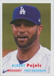 2021 Topps Archives #42 Albert Pujols Los Angeles Dodgers Baseball Card