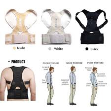 Corset pentru corectarea coloanei back corrector plus Techstar And Reg Indreptare Spate M Coloana Umeri Negru Corector Postura Ham Negru Techstar 4111