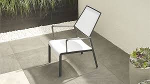 Largo White Mesh Lounge Chair Patio Lounge Furniture Lounge Chair Outdoor Deck Furniture