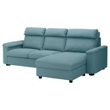 Lidhult Sleeper Sofa With Chaise Gassebol Blue Gray Ikea Sofa Back Cushions Sleeper Sofa Chaise