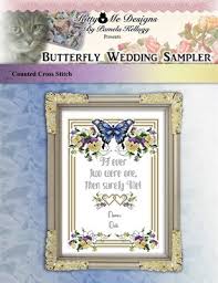 Imagine a new bride receiving a handmade wedding sampler. Counted Cross Stitch Butterfly Wedding Sampler Cross Stit Magcloud