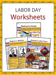 · 3) how many workers marched in the first labor day parade? Labor Day Facts Worksheets Historic Information For Kids