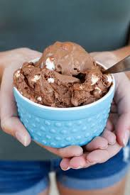 Rocky Road Ice Cream Ice Cream Maker Recipes Homemade Ice Cream Recipes Homemade Ice Cream