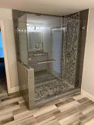 Keep your washed hands clean, foot operated door handle Houston Shower Doors Interior Glass Custom Designed Installed