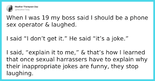 Take your time to read those puns and riddles where you ask a question with answers, or where the setup is the punchline. Women Shared How They Make Sexist Men Explain Their Nasty Jokes And It S So Satisfying