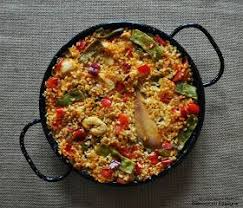 Recette Paella Poulet Traditionnelle Espagnole Paella Recette Paella Au Poulet Recettes De Cuisine