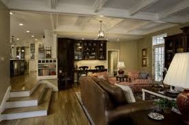 Steps Down Into The Family Room Sunken Living Room Family Room Addition Family Room