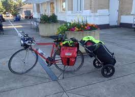 Sally Hunts Commute Setup With Travoy Burley Travoy Bike Commute Bicycle Trailer Burley Burley Travoy