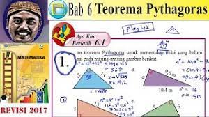 Jumlah sisi pada bangunan segi empat adalah … a. Teorema Pythagoras Matematika Kelas 8 Bse K13 Rev 2017 Ayo Kita Berlatih 6 1 No 1 Youtube