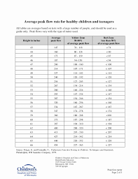 Asthma Peak Flow Chart Pediatric Www Bedowntowndaytona Com