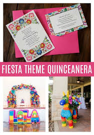 Fiesta graduation party uno 1st 21 birthday serape blanket from mexican themed graduation party invitations. Colorful Fiesta Theme Quinceanera Pretty My Party
