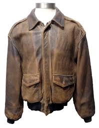 Size S Avirex A 2 Vintage Brown Leather Bomber Jacket Brown Leather Bomber Jacket Leather Bomber Jacket Bomber Jacket Vintage