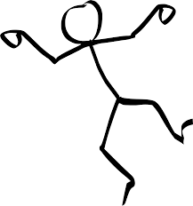 SVG > falling stickman dancing figure - Free SVG Image & Icon. | SVG Silh