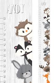 Woodland Growth Chart By Simple Sugar Design