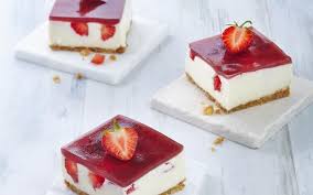 Cheese Cake Au Mascarpone Et A La Gelee De Fraises Recette Cheesecake Gelee De Fraise