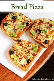 Bread Pizza Recipe Bread Snacks Recipe Yummy Snacks Snack Recipes