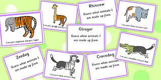 Maybe you would like to learn more about one of these? Free Mixed Animals Guessing Game Cards Primary Resources